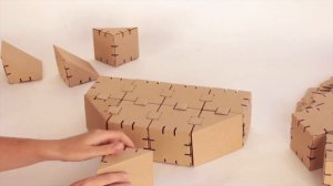 Динозавр Стего. Картонный конструктор "Йохокуб".