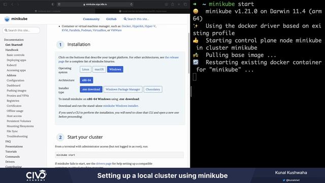 Installing Minikube on your Local Kubernetes Cluster - Civo Academy