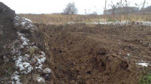 Продолжение 2 Капаем пруд своими руками и (экскаватором)