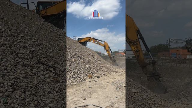 Дробление ЖБИ после демонтажа бетонных конструкций