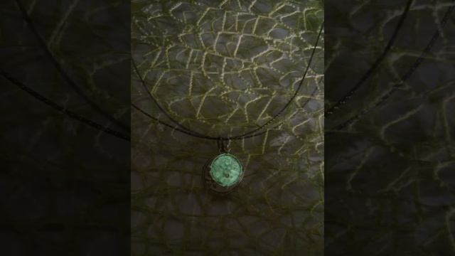 Подвеска "Белые цветы" | Pendant "White flowers" смотреть онлайн