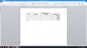 Таблицы в WORD