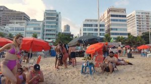 ?? SUNSET PARTY AT LEBLON BEACH 4K ⁶⁰ | RIO DE JANEIRO