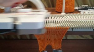 Как убавить петли на вязальной машине