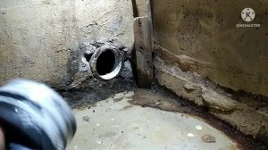 Расчеканка чугунного раструба. Сборка сифона.