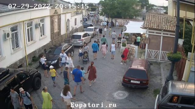 Вебкамера 1 на Караимской, Евпатория смотреть онлайн