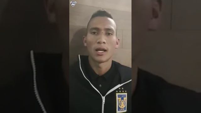 Francisco Meza, estrella de Tigres manda saludos a toda la comunidad