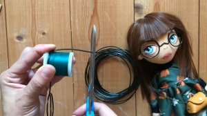 Как сделать очки для куклы
