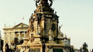 Барселона. Памятник и площадь Колумба. Barcelona. Monument and Columbus Square