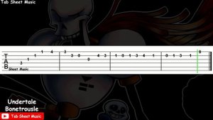 Undertale - Bonetrousle Guitar Tutorial