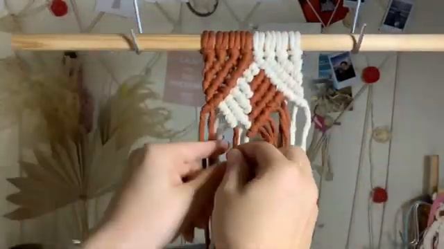 Геометрическая макраме подставка Вариант 2_[360p] смотреть онлайн