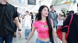✈️(G)I-DLE SOYEON·MIYEON·SHUHUA - 23.7.21 - Вылет из аэропорта