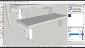 Проектирование металлического каркаса лестницы часть 2