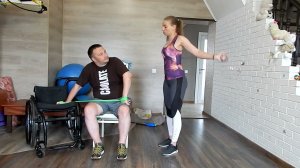 У62 ПОСЛЕ ТРАВМЫ УПРАЖНЕНИЕ ДЛЯ МЫШЦ СПИНЫ + ПЛЕЧИ + ТРИЦЕПС + ПРЕДПЛЕЧЬЕ! ЛФК ДОМА!