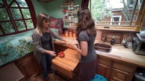 She built a vardo tiny house to live in a Tiny Home Community