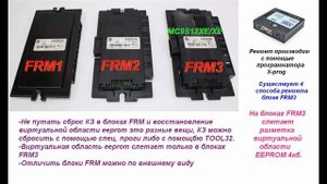 Всё что нужно знать о ремонте блоков FRM BMW
