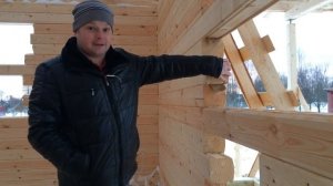 Внешние стены дома из профилированного бруса. Отделка стен дома из бруса.