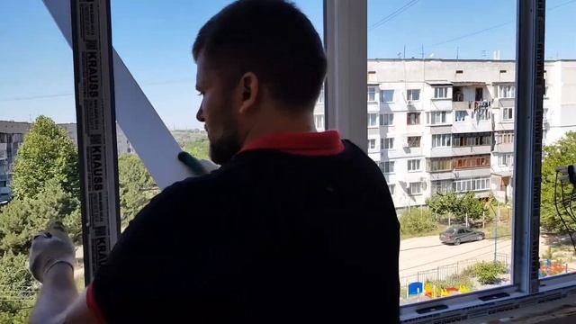 Демонтаж и монтаж лоджии. Замена ручки на окне.?