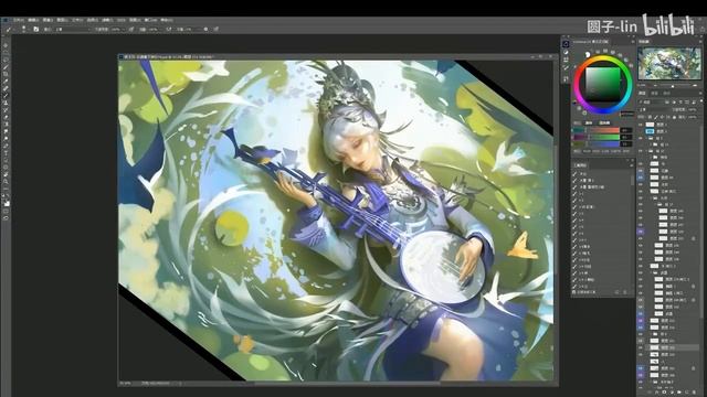 Digital Painting Yang Yuhuan-Yin Ling Chunyu - Yuanyuan Wang смотреть онлайн