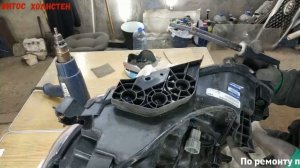 Восстанавливаем отломанные крепления фары Nissan