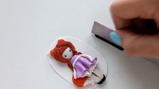 Мастер класс: Девочка лисичка из полимерной глины FIMO/polymer Clay Tutorial