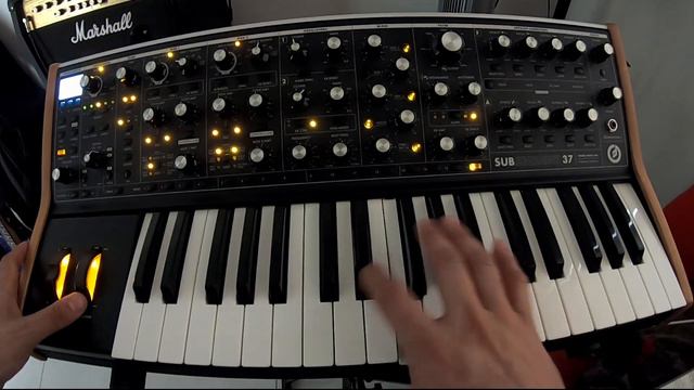 Shine On You Crazy Diamond - Pink Floyd (moog sub37 synth cover) смотреть онлайн