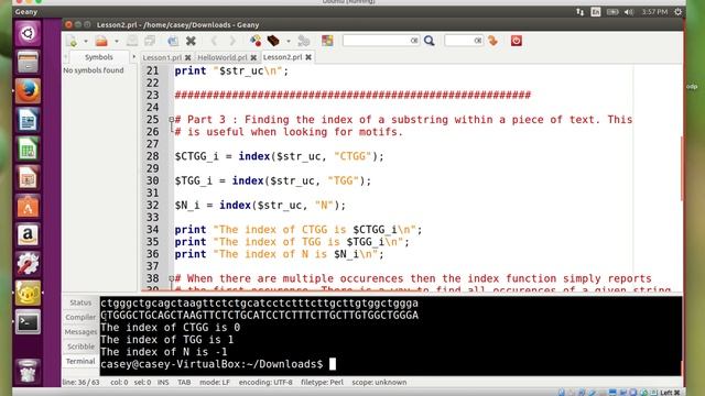 Module 2: String Manipulation With Perl