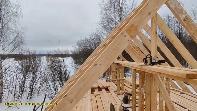 Двускатная Крыша простой монтаж на вашу баню смотреть онлайн