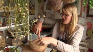 The Allotment Kitchen - Rhubarb Crumble Cake