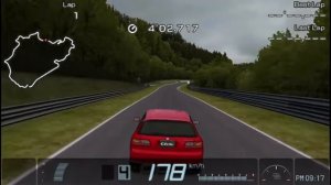 Gran Turismo PSP - Honda EG6 '83 Nurburgring lap 8:09.049