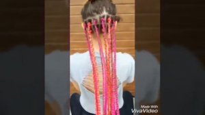 Бокс Брейды Африканские косички с канекалоном ! Причёски своими руками ! Причёска