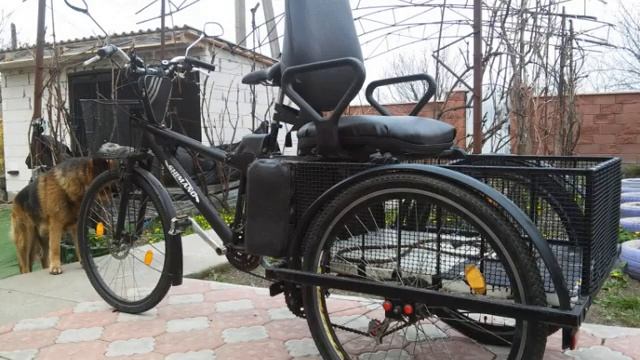 Трёхколесный Грузовой велосипед смотреть онлайн