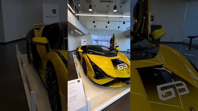 lamborghini Sian PKP 37 | yellow colour | #short #lamborgini