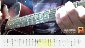 Еду в Магадан на акустической гитаре (гитарпро табы для гитары и миди)