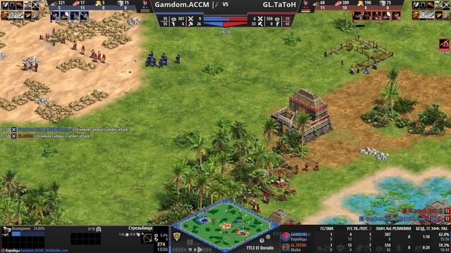 СЛОМАЛ ИГРУ ПРОТИВНИКУ: Грязный, но рабочий трюк от профессионалов в Age of Empires 2 смотреть онлайн