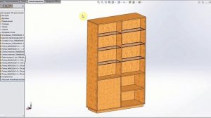 Корпусная мебель в SolidWorks