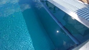 Бассейн из нержавеющей стали. Пляж-ресторан "Речной"