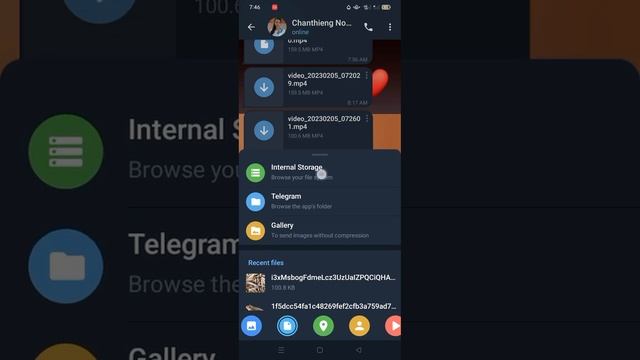 How to send files and videos as a file into Telegram របៀបផ្ញើឯកសារ និងវីដេអូ ជាfile ទៅក្នុងតេលេក្រា смотреть онлайн
