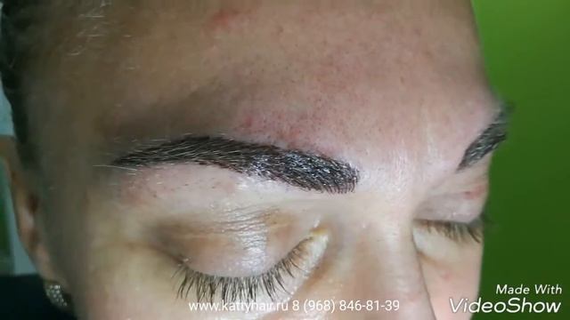 Микроблейдинг бровей (через 5 дней бровки станут в 2 раза светлее!). смотреть онлайн