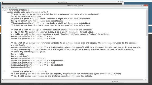 Learn Java Programming - Reference Variables Tutorial