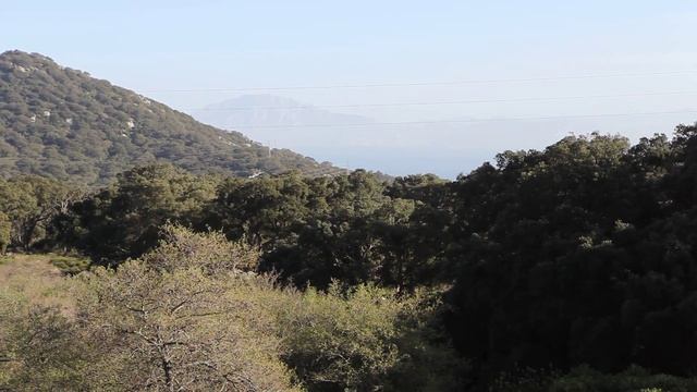 Испания, Тарифа - вид на Гибралтар с террасы смотреть онлайн