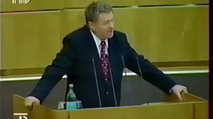 Владимир Жириновский выступает в Думе в 90-ые годы. Опять прав как никогда.