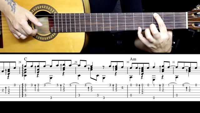 L'italiano - Тото Кутуньо | На гитаре | Ноты Табы Разбор смотреть онлайн