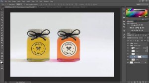 Honey Jars MockUp - Photoshop cs6 Tutorial