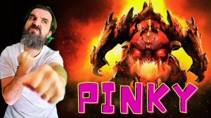 DOOM монстр PINKY на сложности nightmare против ПЕНСИОНЕРА