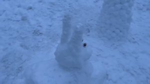 что можно слепить из снега??? новогодний челлендж❄️