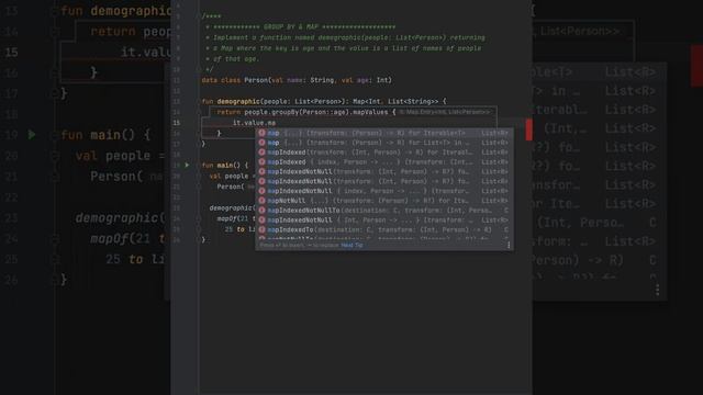 Kotlin - groupby map super easy programming