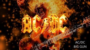 AC/DC - Big Gun (Guitar Backing Track)