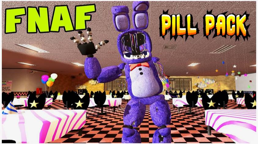 Mod Pill Pack по Fnaf 1, 2, 3 для Garry's Mod