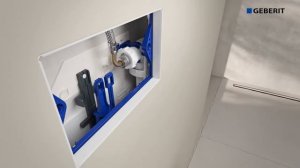 Geberit Sigma 8. Установка инсталляции. Заключительный этап: установка кнопки.